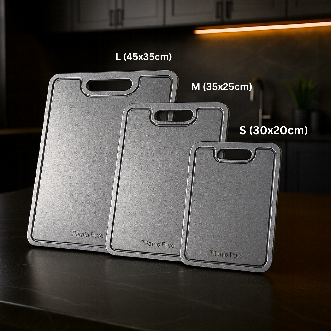 Titanio Puro - Tagliere in Titanio V2