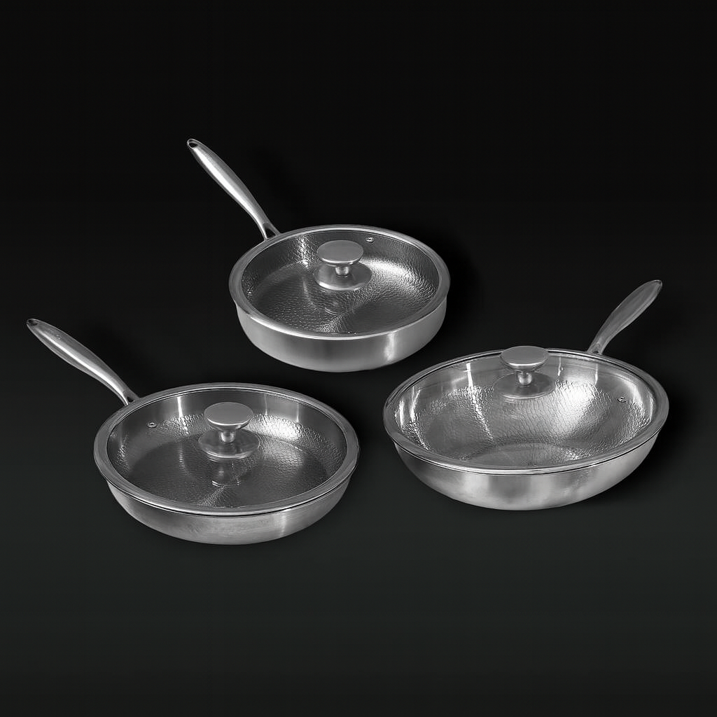 Coperchio per padella in titanio