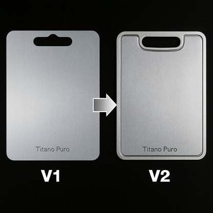Titanio Puro - Tagliere in Titanio V2