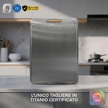 Titanio Puro - Tagliere in Titanio V2