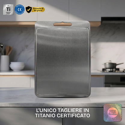 Titanio Puro - Tagliere in Titanio V2