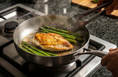 Padella in Titanio Profonda