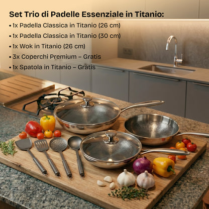 Set Trio di Padelle Essenziale